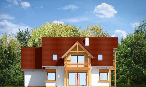 Шикарный мансардный дом. 05