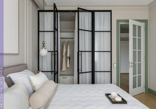 Дизайн квартиры. С голубыми акцентами. 03