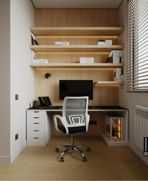 Проект 1-комнатной квартиры 40 м 2 в ЖК Assalom Boglar в Ташкенте. 07