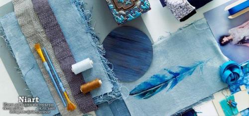 Оттенки синего цвета в интерьере. 05