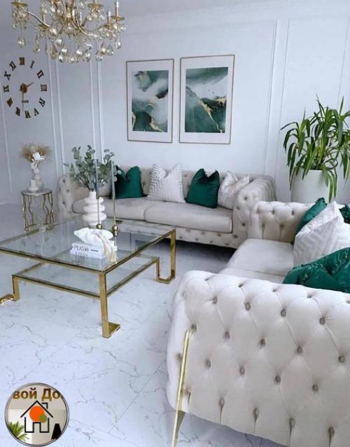 Уютный интерьер. В белом цвете. 06