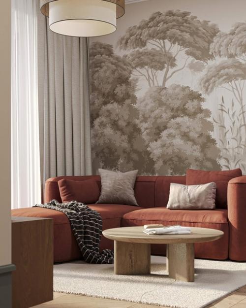 Общее помещение зоны гостиной и кухни погружает в атмосферу домашнего уюта, где каждый предмет интерьера дышит любовью. 02