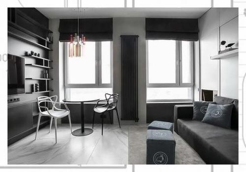 Невероятная квартира - студия, площадью 27 кв. 04