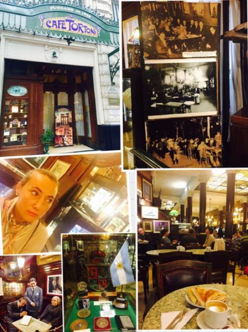 Кафе тортони - самое старое кафе Буэнос-айреса.