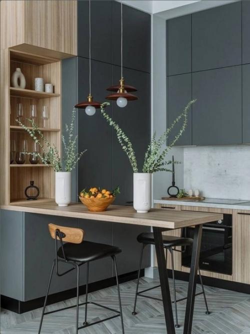 Квартира - студия с элементами стиля лофт. 04