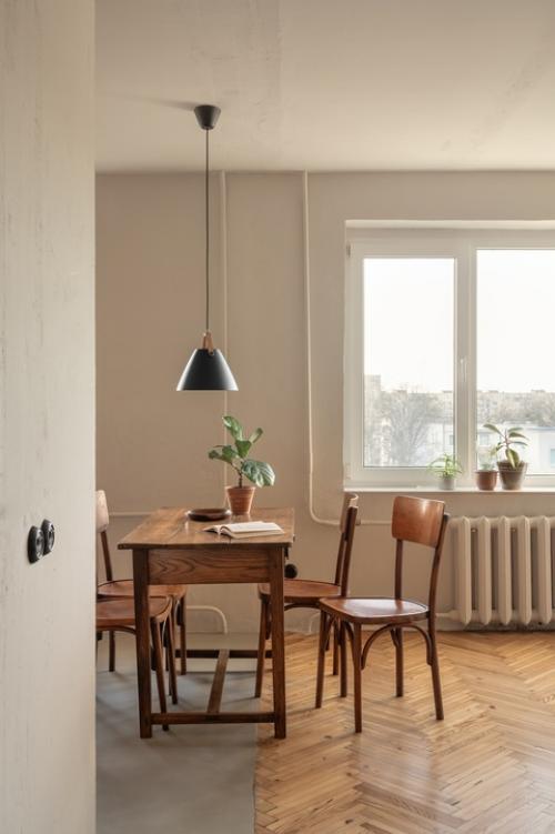 Интерьер квартиры - студии 30 м 2 в ретро стиле. 05