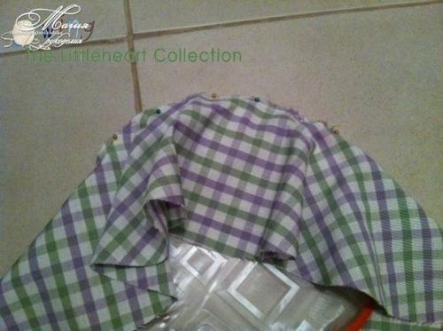 Как сшить пуфик - органайзер для детских вещей или игрушек. 06