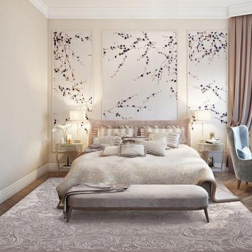 Ковры в спальне: нужно ли и как правильно постелить? 04