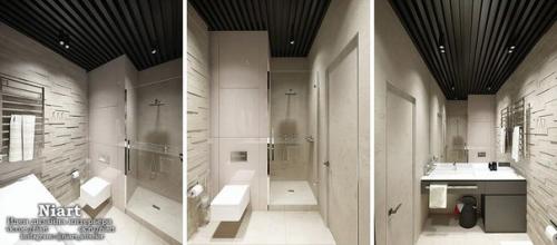 Стильный интерьер квартиры - студии 36 кв. 08