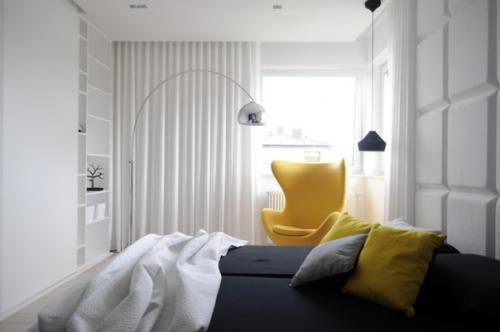 Гармоничное сочетание. Частная зона квартиры состоит из спальни родителей, ванной комнаты, гардеробной и комнаты дочери. 04