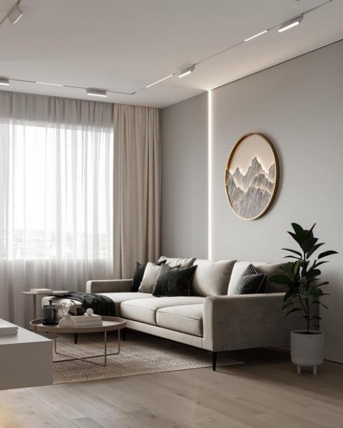 Минимализм в интерьере: лаконичность вместо визуального шума. 02
