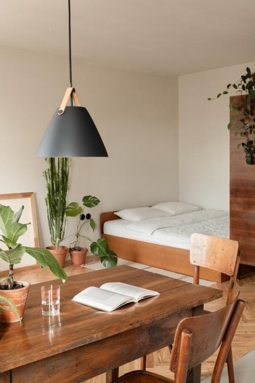 Интерьер квартиры - студии 30 м 2 в ретро стиле. 08