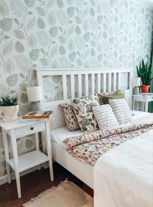 Уютная спальня. В светлых оттенках. 09