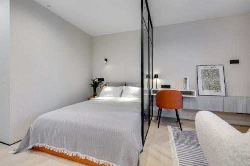 Интерьер квартиры - студии 28, 5 м 2 в ЖК город Дейли в Москве. 06