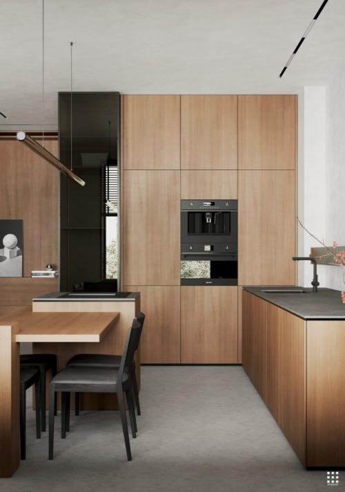 Современный проект квартиры 62 м 2 в Москве. 04