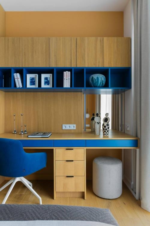 Колорблокинг: квартира в Москве для семьи с двумя детьми. 08