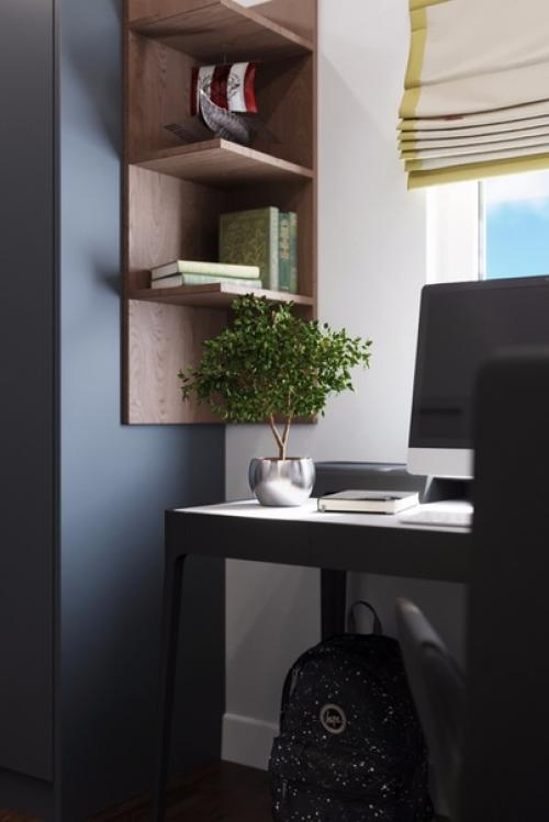 Комната современного викинга.