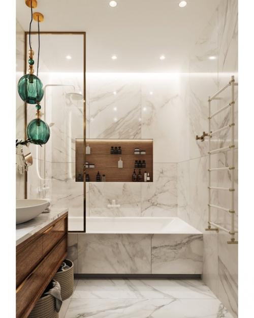 Интерьер ванной комнаты. 02