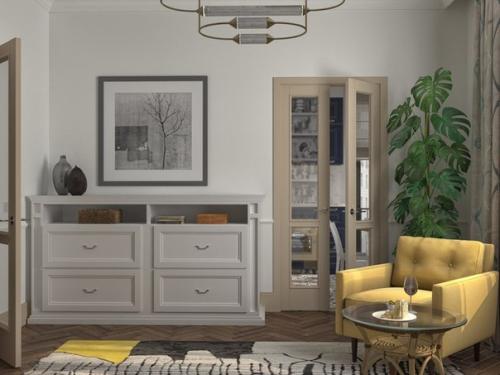 Почти все помещения в квартире светлые, но не скучные. 04