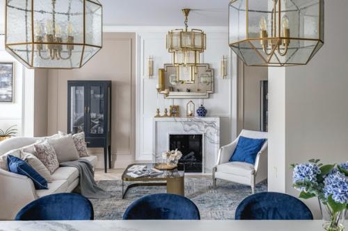 Реализованный интерьер квартиры, площадью 140 кв. 01