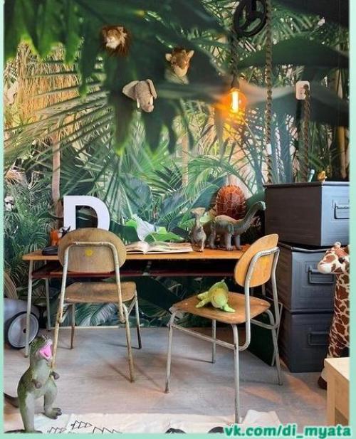 Необычно оформленная. Детская комната. 03