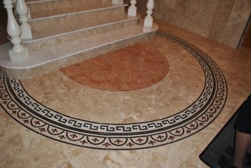 Мраморная лестница при создании интерьера. 03