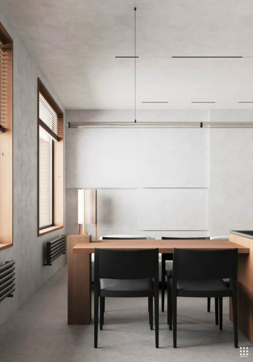 Современный проект квартиры 62 м 2 в Москве. 06