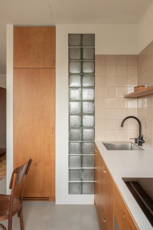 Интерьер квартиры - студии 30 м 2 в ретро стиле. 03