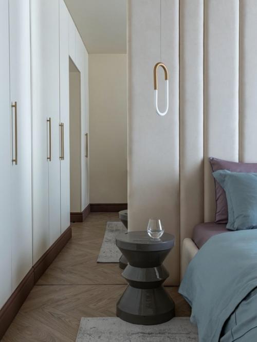 Реализованный интерьер современной квартиры с яркими акцентами в Минске. 04