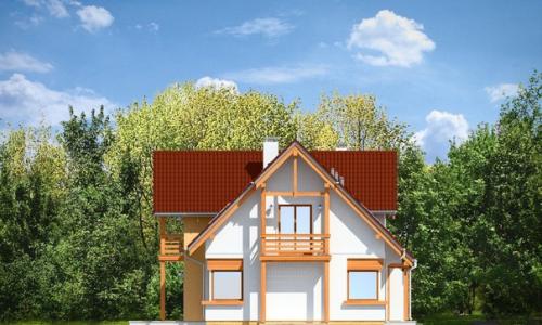 Шикарный мансардный дом. 06