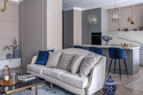 Реализованный интерьер квартиры, площадью 140 кв. 04