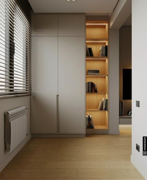 Проект 1-комнатной квартиры 40 м 2 в ЖК Assalom Boglar в Ташкенте. 06