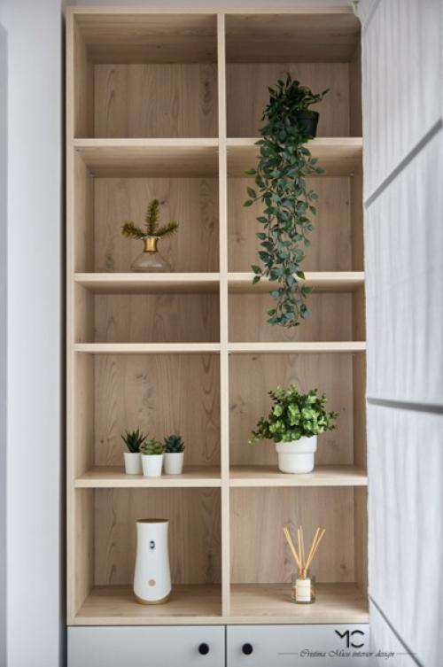 Современный интерьер квартиры площадью 44 кв. 09