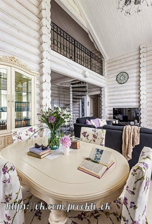 Изысканный стиль. Деревянный дом на оке. 01