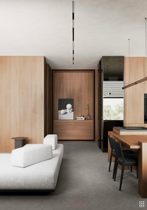 Современный проект квартиры 62 м 2 в Москве. 05