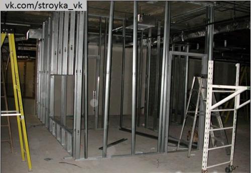 Виды перегородок из гипсокартона. 02