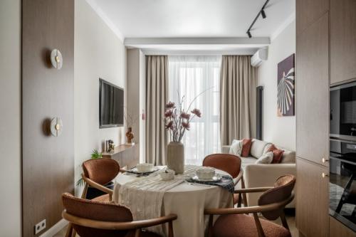 Нескучный бежевый: однушка 40 кв. 01