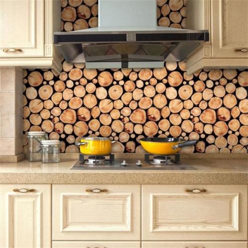 Спилы дерева в оформлении интерьера: красиво, свежо и экологично. 06