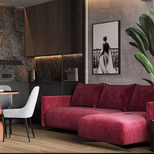 Яркие акценты монотонные интерьеры оживляют. 01