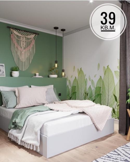 Светлая и уютная квартира для молодой девушки.