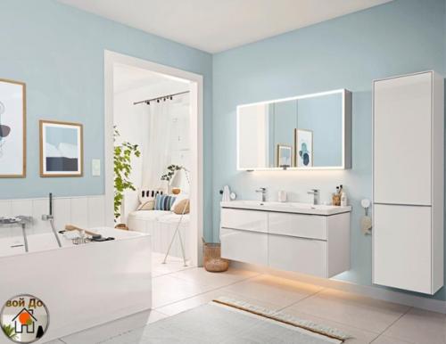 Красивый интерьер. Просторной ванной комнаты. 05