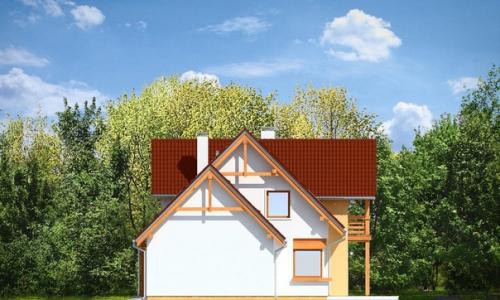 Шикарный мансардный дом. 07