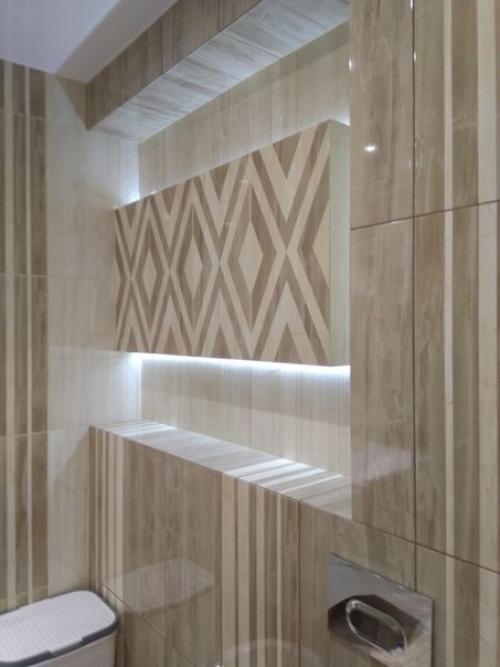 Клиент Керамир поделился фотографиями своего нового интерьера, облицованного плиткой из нашего магазина. 01