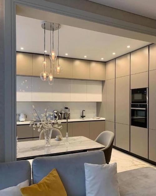 Современная кухня. В белом цвете. 03