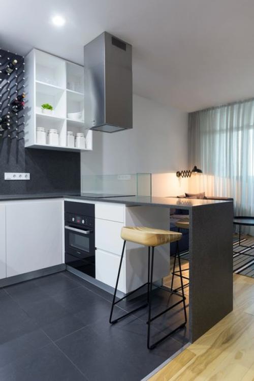 Квартира с оленем от Lugerin Architects. 05