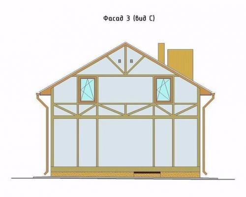 Проект дома в стиле Фахверк. 06
