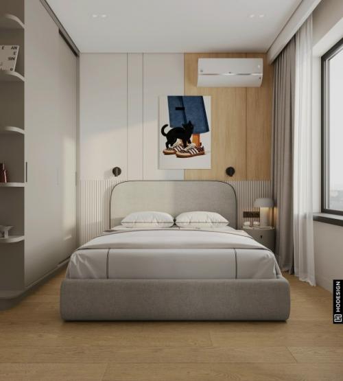 Проект 1-комнатной квартиры 40 м 2 в ЖК Assalom Boglar в Ташкенте. 08