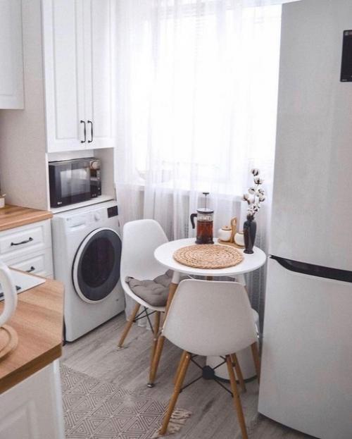 Просто нереальное изменение кухни так светло и уютно стало. 02