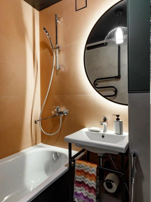 Для дочки дизайнера: необычная студия 25 кв. 08