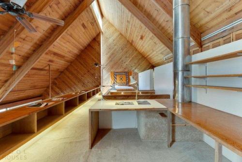 Пляжный дом - пирамида на берегу океана в атлантик - бич, США. 08